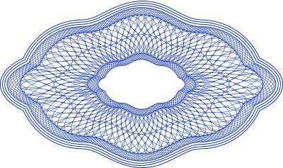 Защитная сетка гильош вектор