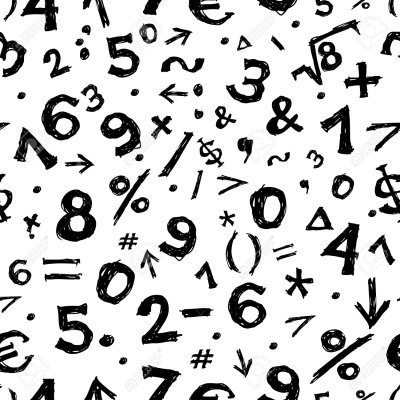 Математические знаки фон