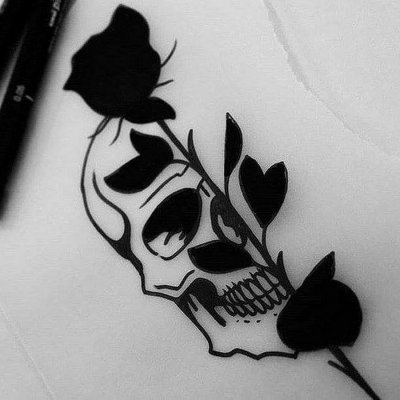 Тату эскизы черные