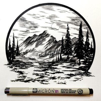 Графический пейзаж