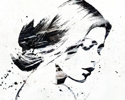 Стилизованный портрет в графике