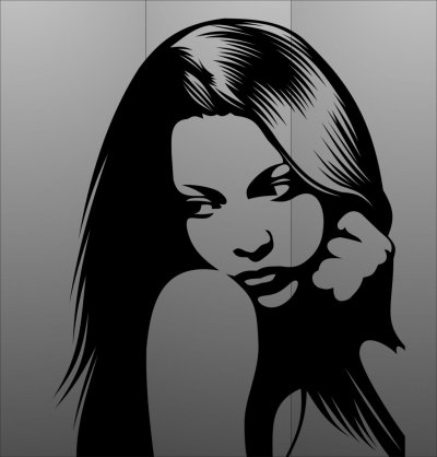 Силуэтный портрет