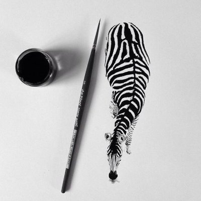 Рисунки тушью