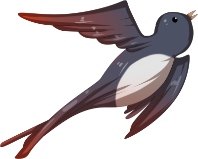 Ласточка Векторная