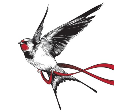 Ласточка рисунок