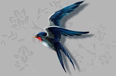 Ласточка арт