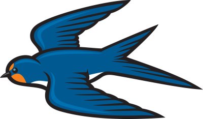 Ласточки мультяшные