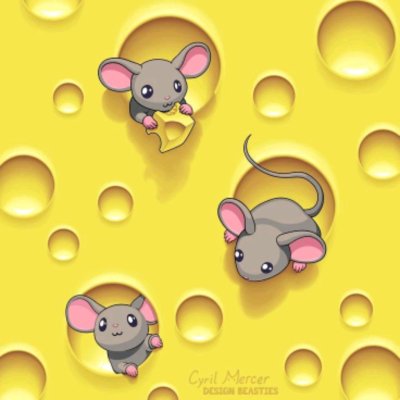 Мышка с сыром