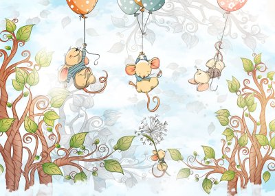 Детские обои с животными