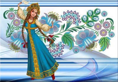 Рамка в народном стиле