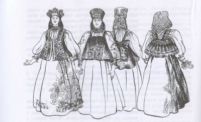 Эскиз народного костюма