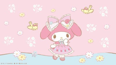 Хэллоу Китти курами и Мелоди обои