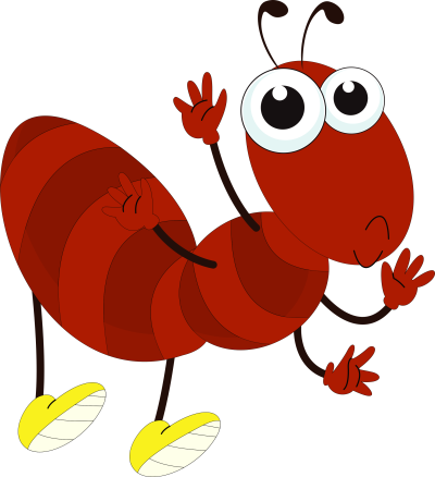 Муравей мультяшный