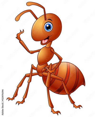 Муравей мультяшный