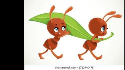 Муравьишка из мультфильма