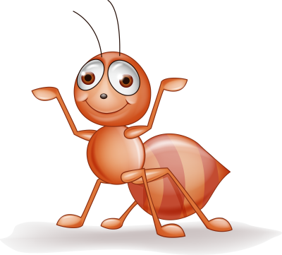 Муравей мультяшный