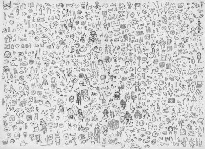 Много маленькихрисункоф