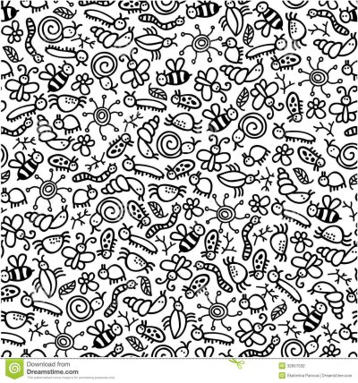 Много маленьких рисунков