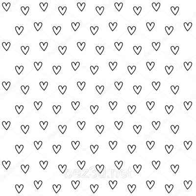 Фон мелкие сердечки