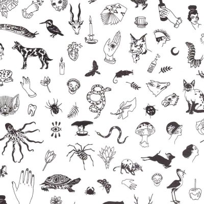 Эскизы маленьких татуировок