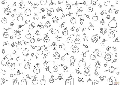 Раскраска фон