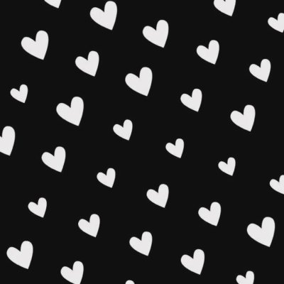 Сердечки да черном ФНЕ