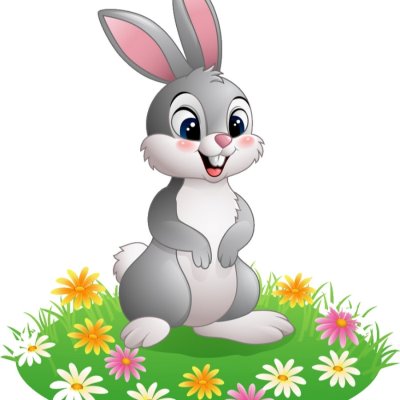 Заяц мультяшный