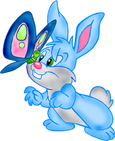 Заяц мультяшный