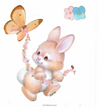 Зайчик рисунок