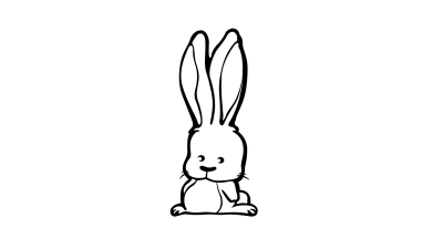 Маленький заяц рисунок