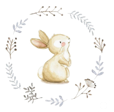 Зайчик рисунок