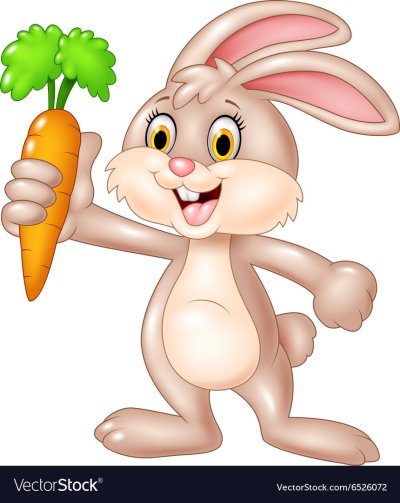 Заяц мультяшный