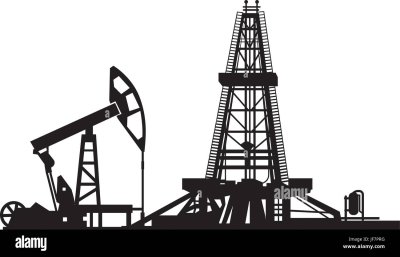 Нефтяная вышка вектор