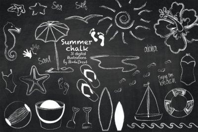 Доска для рисования мелом