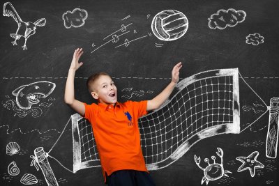 Рисунки мелом