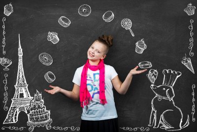 Детские рисунки мелом