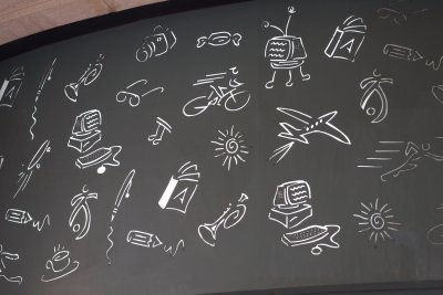 Рисунки мелом