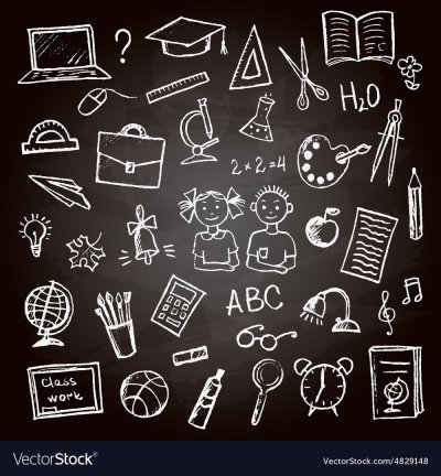 Школьная доска для рисования