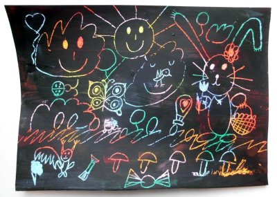 Рисунки мелом