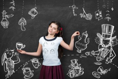 Рисунки мелом