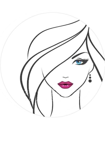 Силуэт женского лица