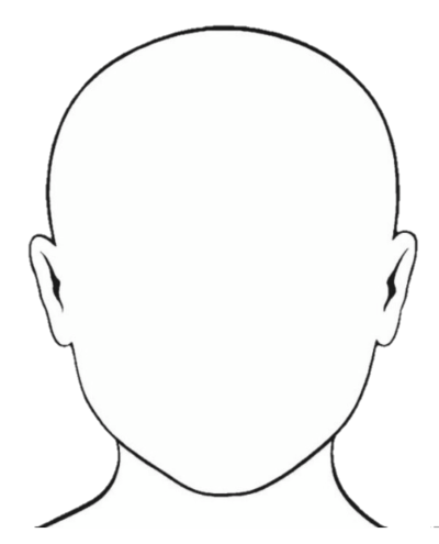 Контур головы