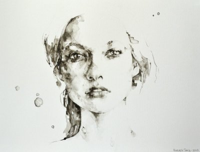 Рисунки акварелью портреты