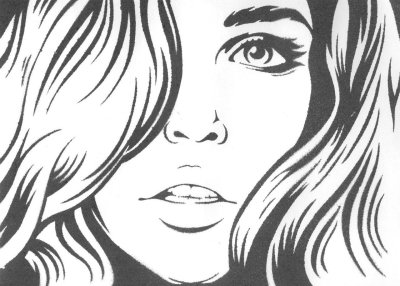 Женский портрет в графике