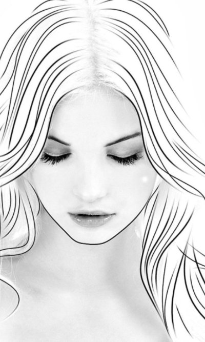 Красивые рисунки девушек карандашом
