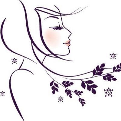 Силуэт лица девушки