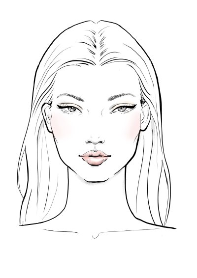Эскиз лица