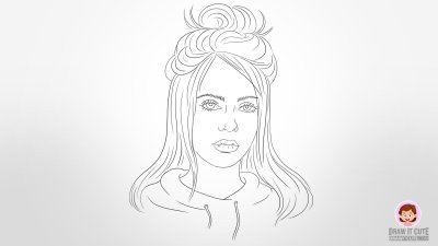 Билли Айлиш рисунок