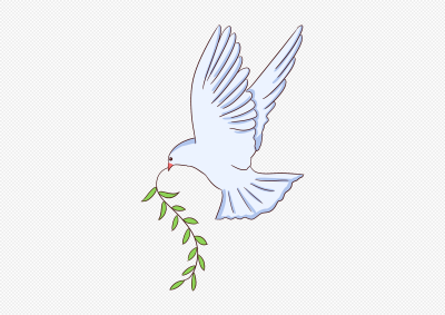 Голубь с веточкой