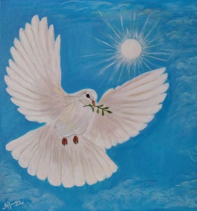 Белый голубь